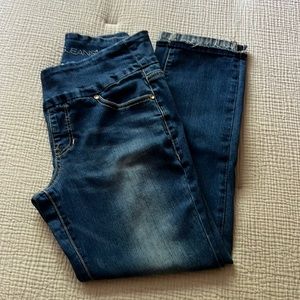 JAG high rise, slim fit ankle jeans